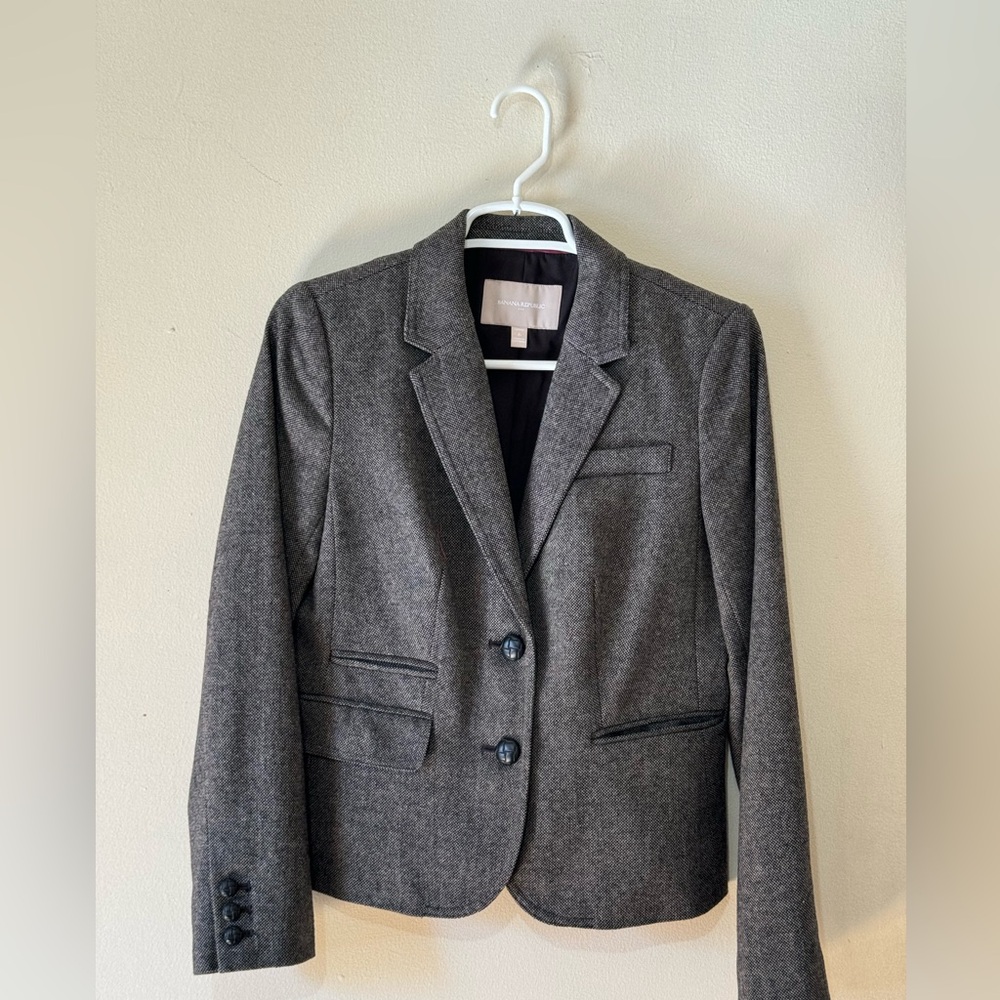 Banana Republic Tweed Blazer